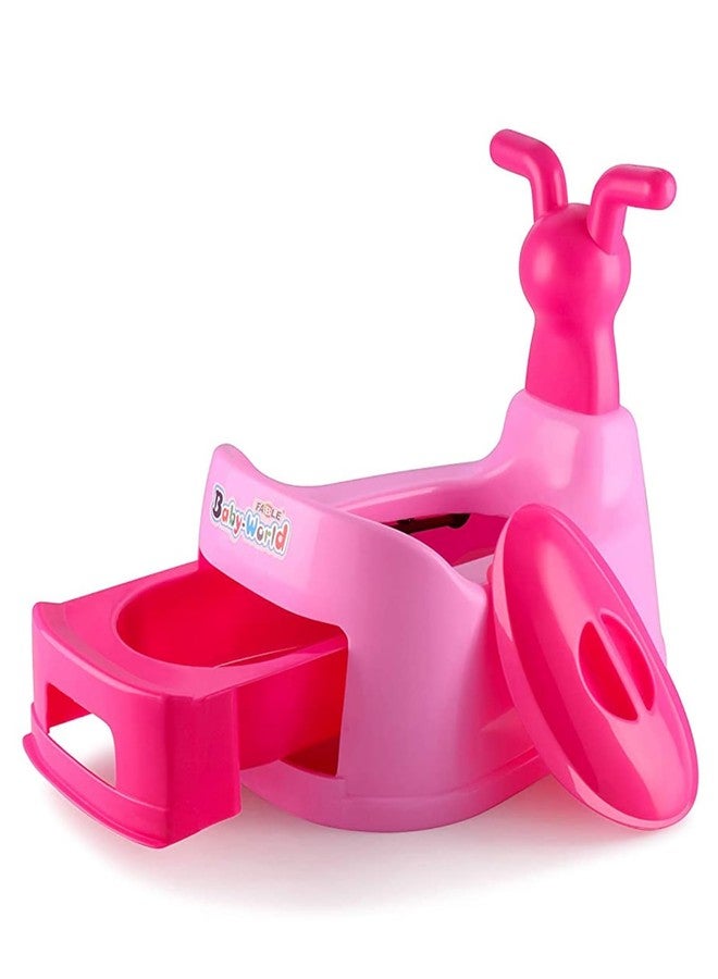 KORBOX Scooter Potty Seat - Pink - Image 1