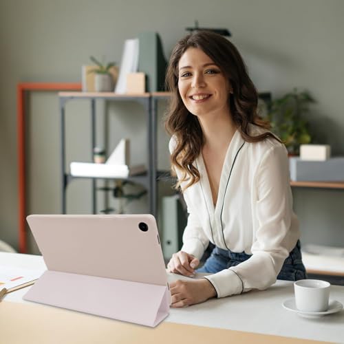 Boxome Tablet Case Cover for Samsung Galaxy Tab S6 10.4 inch [Auto Sleep/Wake Cover] [Trifold Stand] - Pink - Image 3