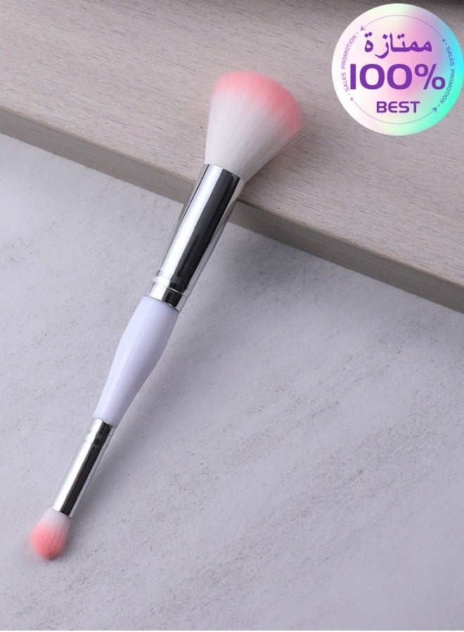 Generic Double Ended Makeup Brushes, Flawless Round Brush for Foundation and Concealer, Double Ended Makeup Brush for Blending Powder,  - Image 1