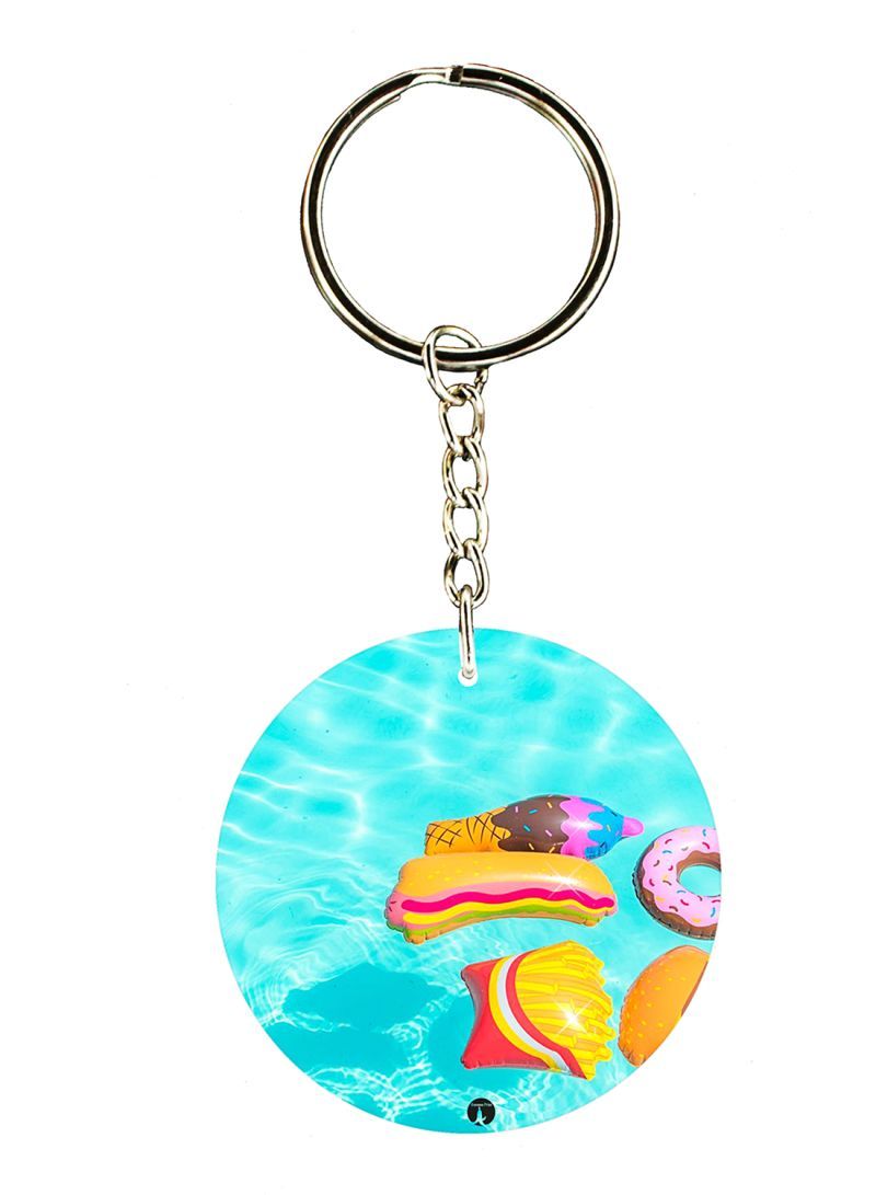 RKN A Pool Double Side Printed Keychain