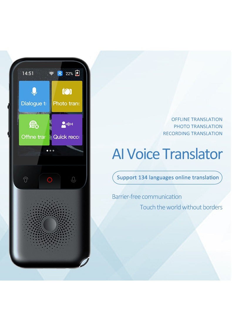 general T11 intelligent voice translator 10 countries offline 134 Chinese WIFI photo recording intelligent voice translator - Image 2