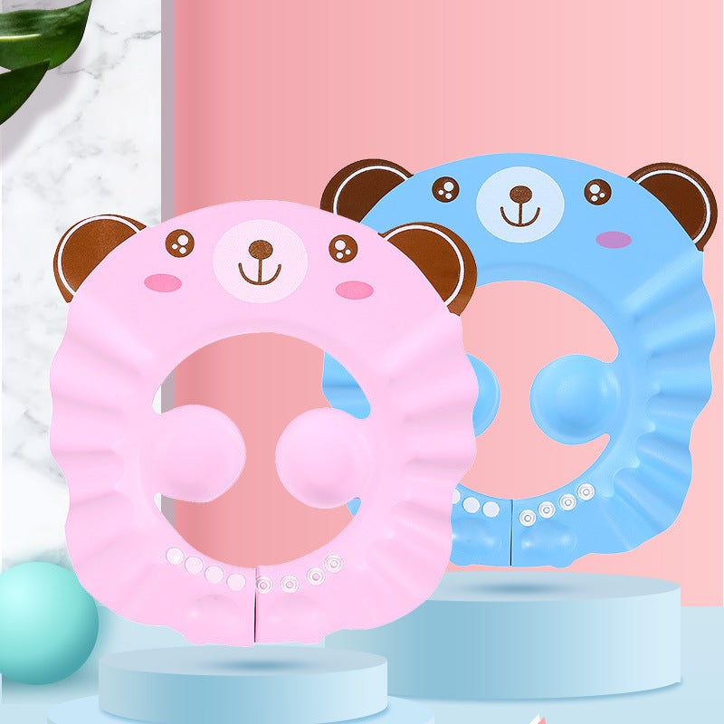 general Baby Waterproof Shower Cap with Ear Protection EVA Material Adjustable Size for Kids - Image 4