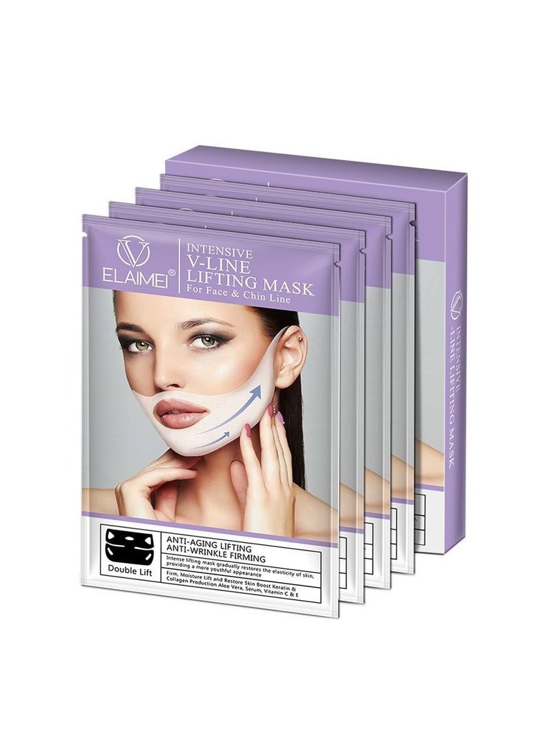 Elaimei Elaimei Pack Of 2 Intensive V-line Lifting Mask for Face & Chin Line  - Image 1
