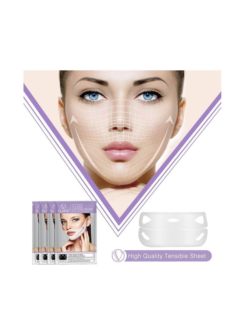 Elaimei Elaimei Pack Of 2 Intensive V-line Lifting Mask for Face & Chin Line  - Image 5