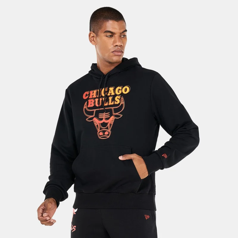 Men's NBA Chicago Bulls Neon Fade Hoodie
