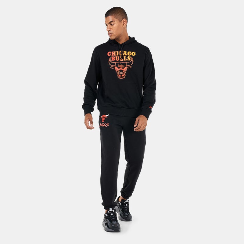 NEW ERA Men's NBA Chicago Bulls Neon Fade Hoodie - Image 3