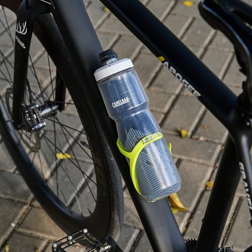 corki Cycles Bike Water Bottle Holder Right Side Load Water Bottle Cage for Road, MTB, Gravel Bicycles Lime Punch 2 Pack - Image 3