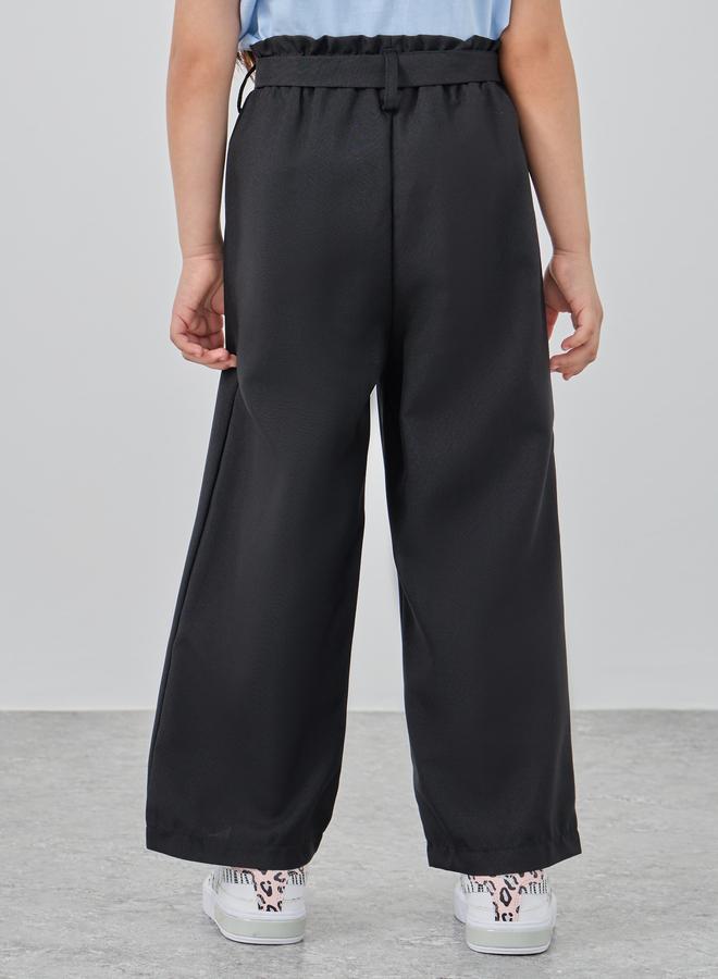 Take Two Pack of 2 - Solid Elastic Waist Straight Leg Pants - Image 5