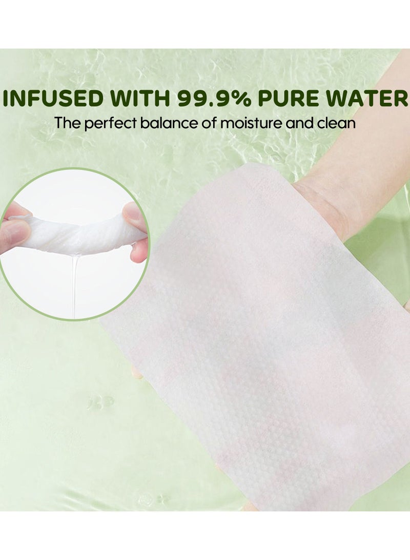 aiwibi Mini Baby Wet Wipe (8*8) 64Pcs - Image 3