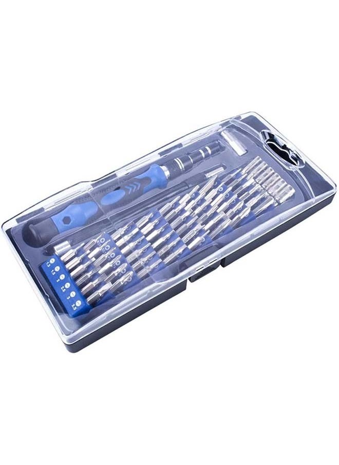 SKY-TOUCH - Precision Screwdriver Set, 58 in 1 Magnetic Driver Repair Tool Kits for Phone, PC, Eyeglasses, Watch, Smartphones and Other Electronic Equipment Blue - Image 1