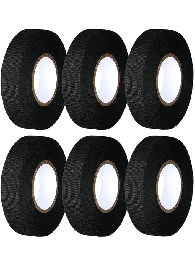 PROMASS promass Wire Loom Harness Tape, Wiring Harness Cloth Tape, Adhesive Fabric Tape for Automobile ，Wire harnessing Noise Damping Heat Proof (9 mm x 15 m)  - Image 1