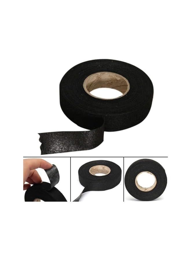 PROMASS promass Wire Loom Harness Tape, Wiring Harness Cloth Tape, Adhesive Fabric Tape for Automobile ，Wire harnessing Noise Damping Heat Proof (9 mm x 15 m)  - Image 3