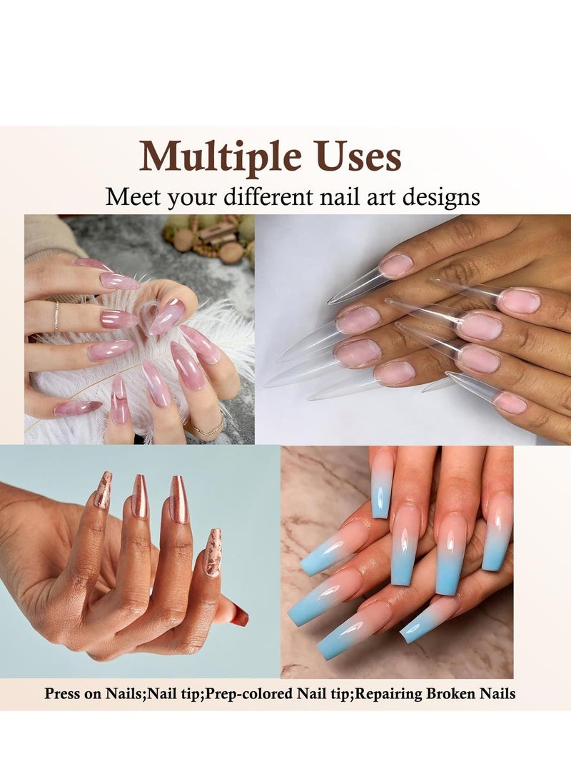 Dueloit 3g False Nails Glue For Acrylic Nail Tip Professional False Nail Glue Extension Tips For Broken Adhesive Super For Press On Adhesive, Nail Strengthening Diy Nail Art Home Salon Use. - Image 3