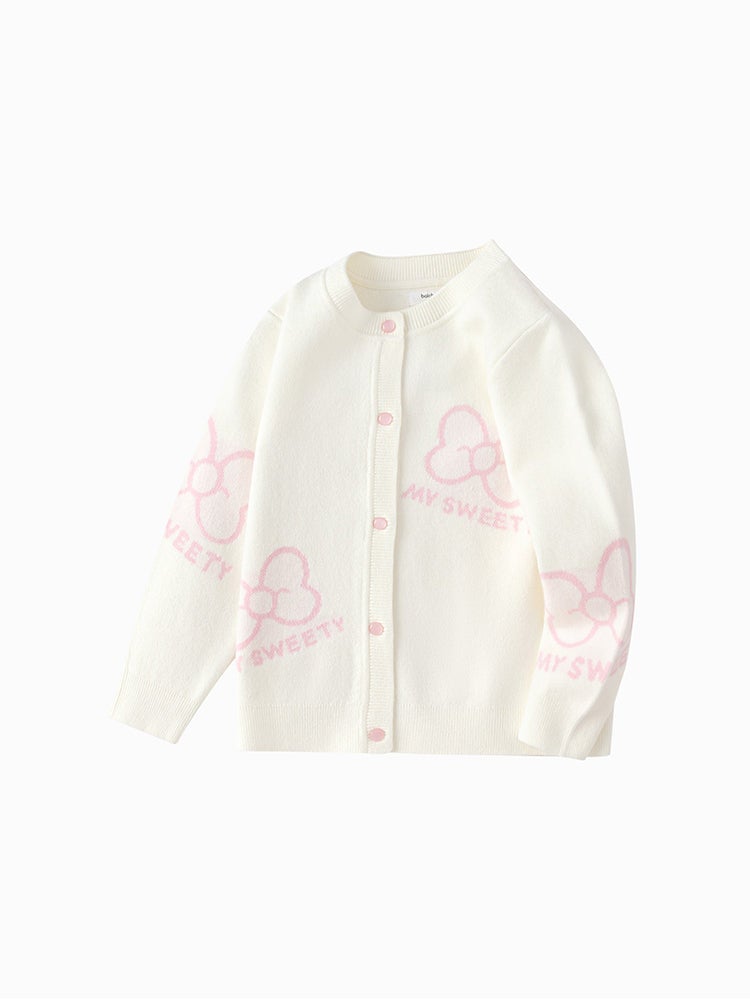 بالابالا كارديغان صوف بطبعات للبنات - Image 4