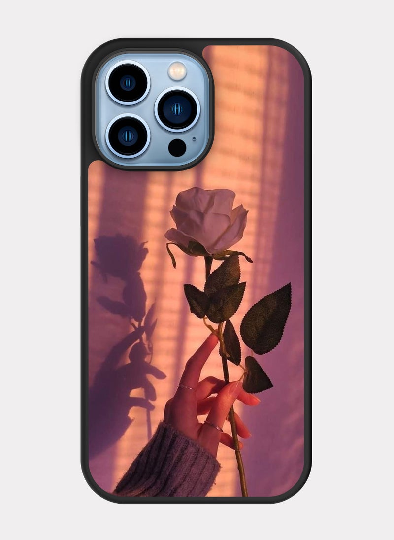 بكسلات كفر ايفون 13 برو ماكس جذاب بيج رمادي - Image 1