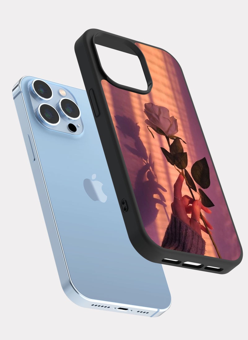 بكسلات كفر ايفون 13 برو ماكس جذاب بيج رمادي - Image 2