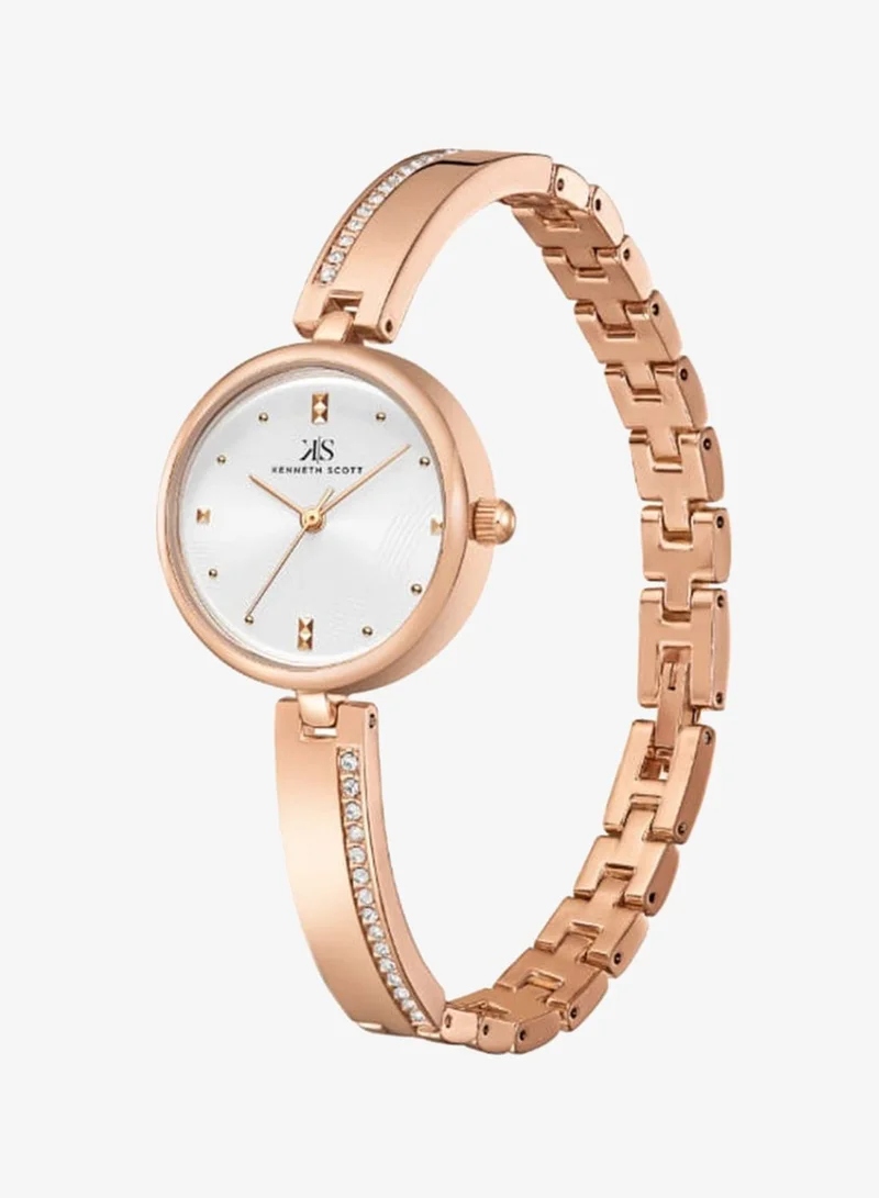 Kenneth Scott Alloy Analog Watch K23506-RBKW - 28 mm