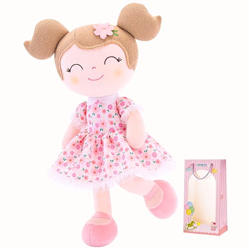 Gloveleya Baby Girl Gift First Baby Doll Plush Doll Print Sunflowers - Image 1