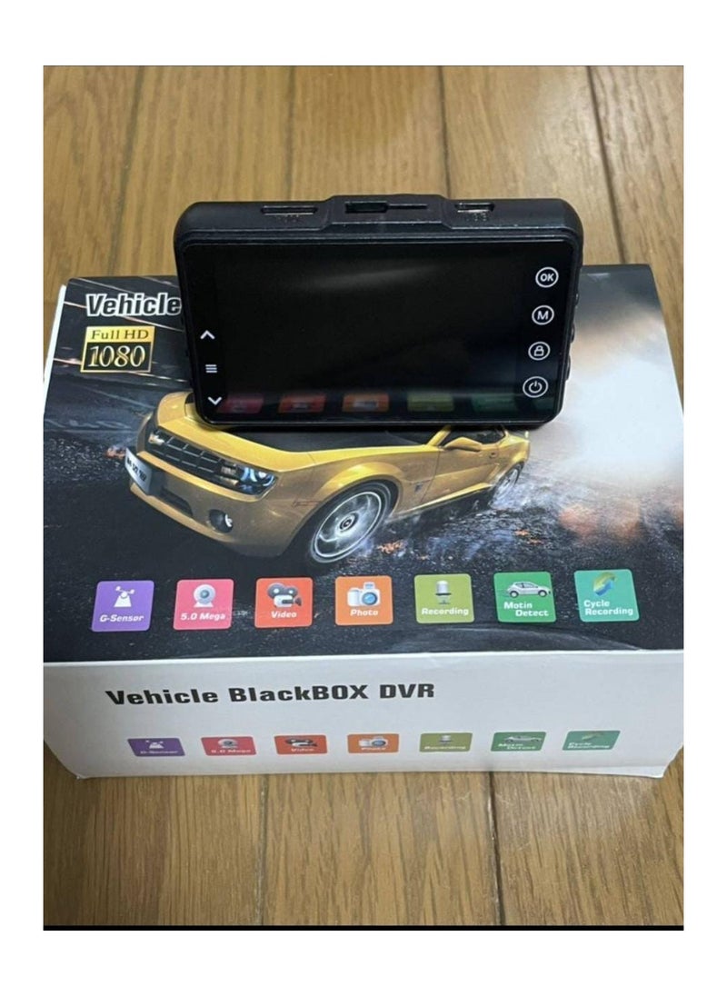 Generic - Vehicle Blackbox DVR Black Full HD 1080 2.4 inches Display Screen Dash Cam - Image 1