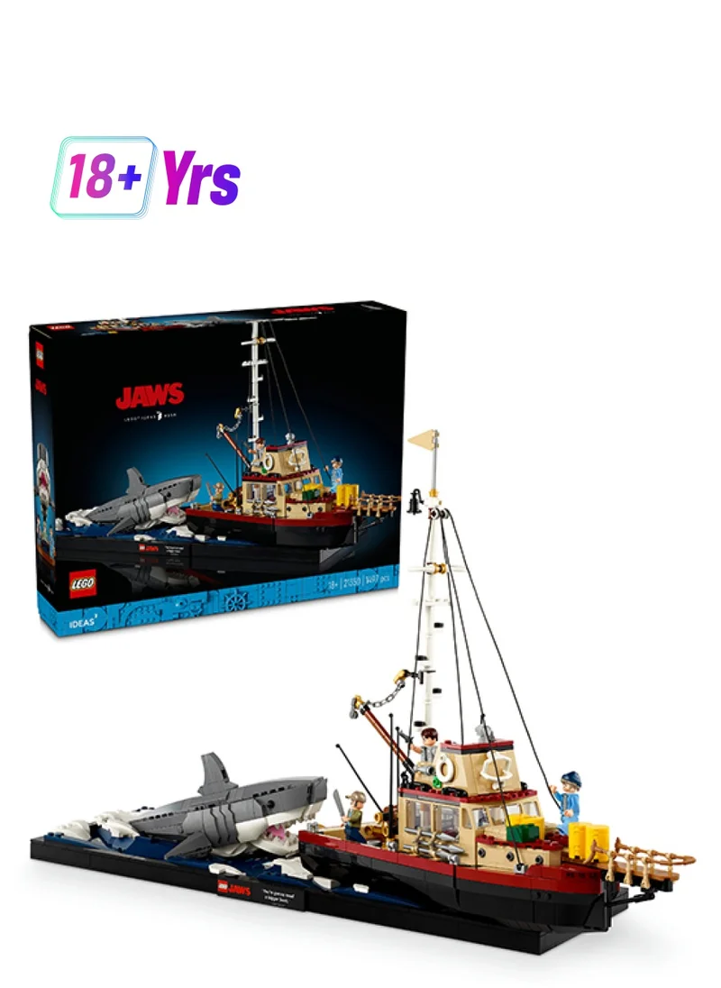 LEGO Cool, collectible, LEGO brick-built Jaws film memorabilia