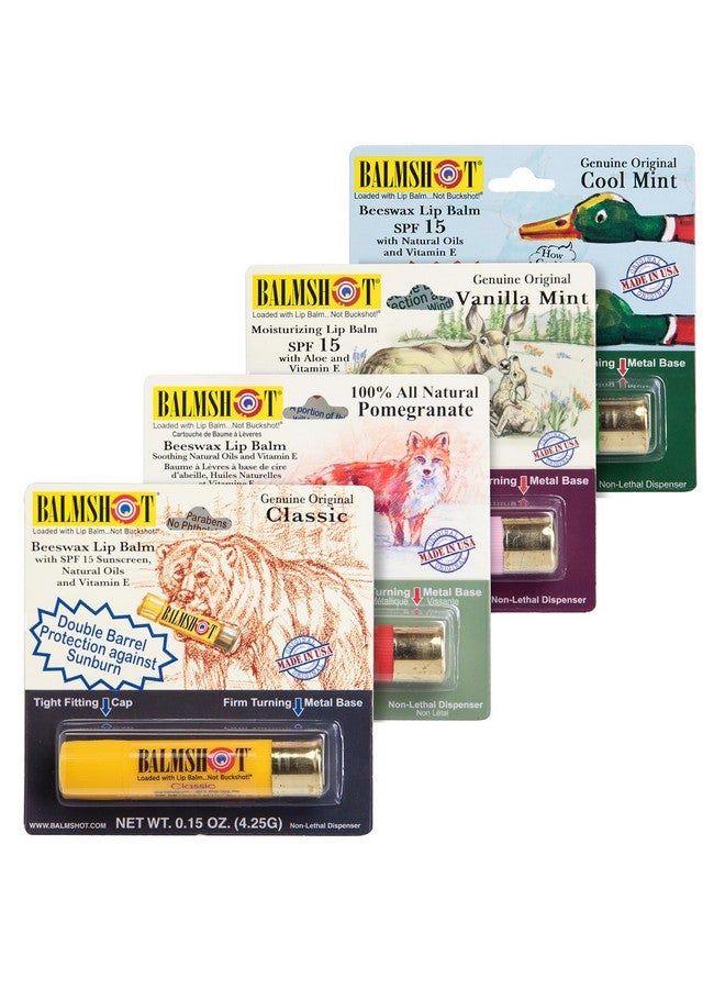 BALMSHOT Lip Balm 4 Pack - Image 2