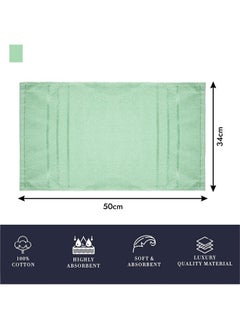 Kuber Industries Face Towel | Cotton Towels For Facewash | Towels For Daily Use | Workout Hand Towel | Lining Design | 14X21 Inch | Pack Of 5 | Multi  - Image 3