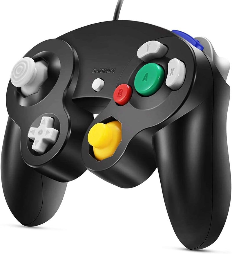 وحدة تحكم GC، بديل لوحدة تحكم Gamecube، متوافقة مع وحدة تحكم Game Cube السلكية USB / كمبيوتر يعمل بنظام Windows 7 8 10 (أسود) - Image 2