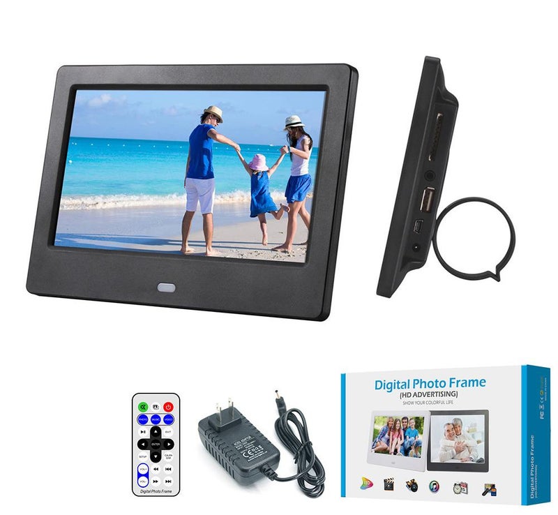 New 7/10 inch digital photo frame USB flash drive with automatic loop playback of high-definition MP4 videos, electronic album advertising machine - Image 1