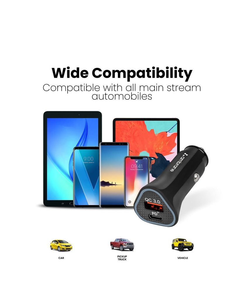 AMBRANE IMPULZ C11 W CAR CHARGER 38W DUAL PORT QC - Image 3