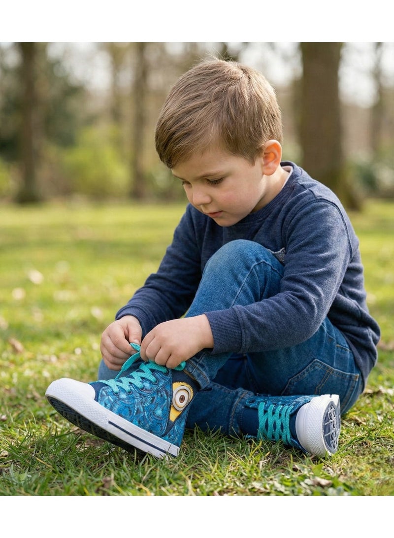 ديسبيكيبل مي مينيونز أحذية رياضية قماشية عالية الرقبة للأولاد من Minions Despicable Me من إنتاج KIDS TV - Image 5