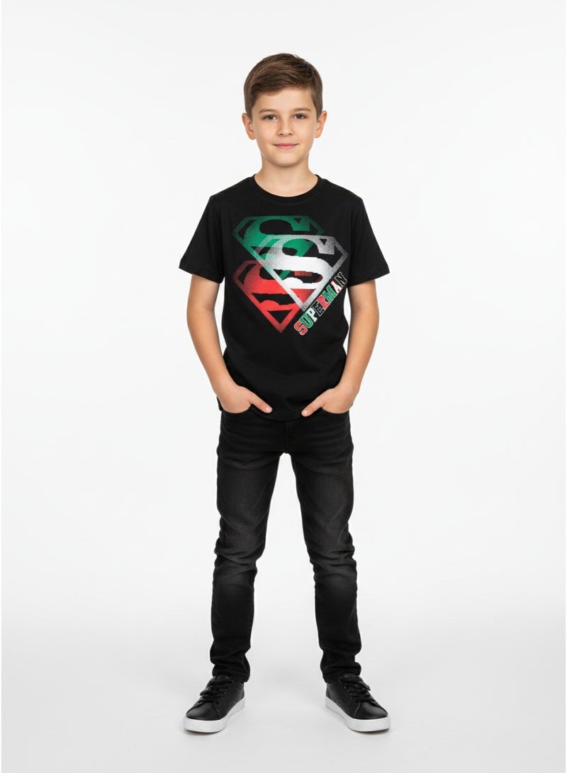 general T-SHIRT BOYS SOUVENIR SS 2-8 YRS HT-SUPERMAN - Image 3