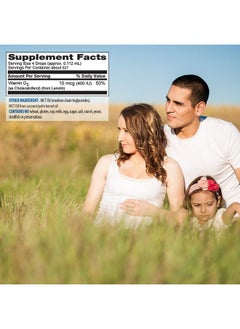 Natural Health Goodies Vitamin D Drops for Baby, Kids and Adults - Pure Liquid D3 - Easy Dose Dropper - 2 Ounce Supply from Natural Health Goodies  - Image 2