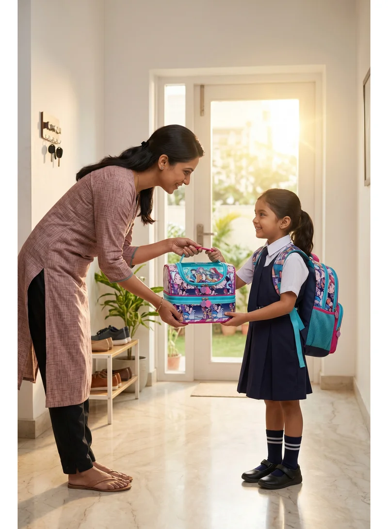 Netflix Netflix K-POP Demon Hunters Dual Compartment Lunch Bag | Insulated Kids Lunch Bag | Lightweight School Food Carrier | Durable Travel Lunch Tote for Boys & Girls