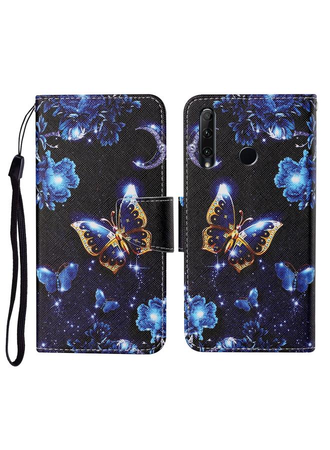 S-TOP Case For Honor 20i / 10i / 20 lite Colored Drawing Pattern Horizontal Flip Leather Case with Holder & Card Slots & Wallet & Lanyard - Image 1