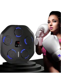 Sky Land Music Boxing Machine – Wall Mounted Punching Trainer with Bluetooth, LED Lighting, 9 Speed Levels, Rechargeable Battery, Ideal for Home Fitness & Reflex Training  - Image 1