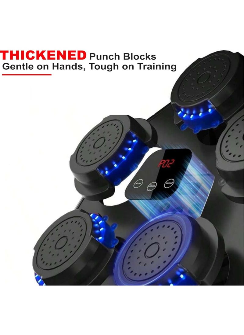 Sky Land - Music Boxing Machine – Wall Mounted Punching Trainer with Bluetooth, LED Lighting, 9 Speed Levels, Rechargeable Battery, Ideal for Home Fitness & Reflex Training - Image 1