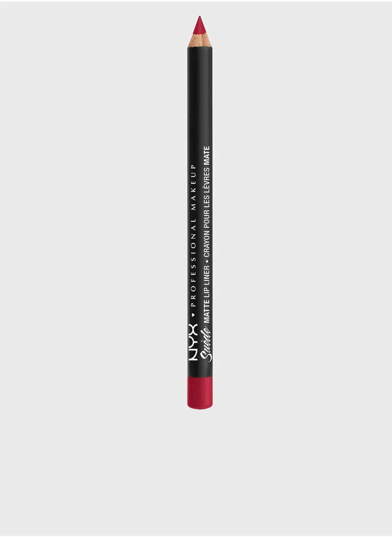 NYX PROFESSIONAL MAKEUP Suede Matte Lip Liner - Spicy