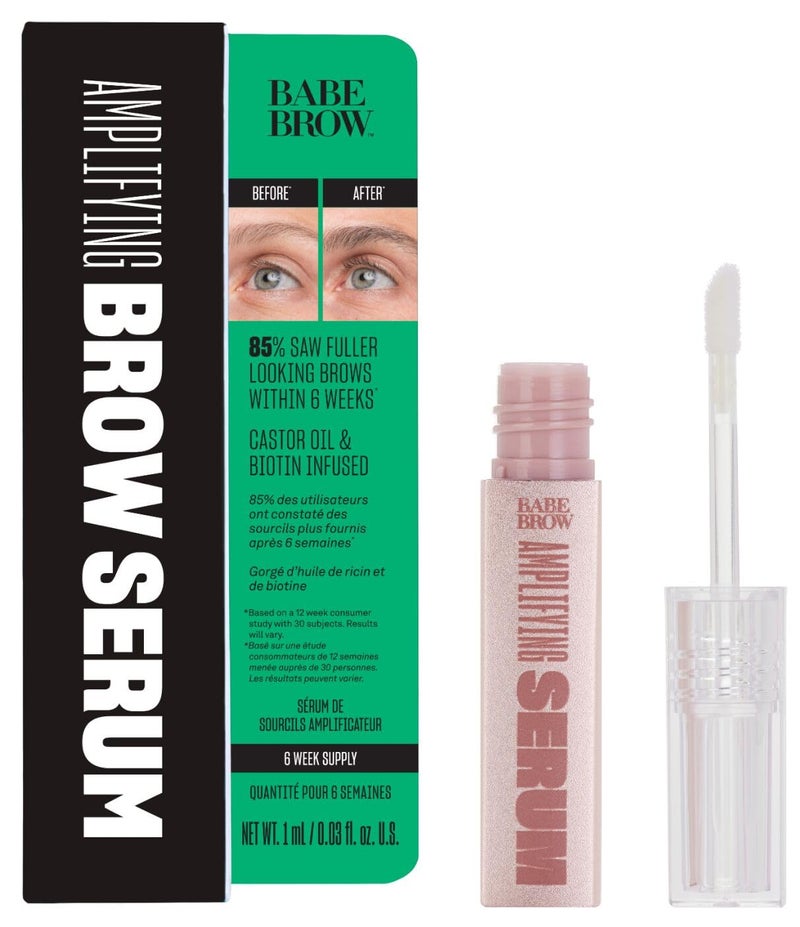 Babe Original Eyebrow Serum For Thicker Brows - Brow Serum with Castor Oil, Biotin, Repairing Amino Acids - Image 1