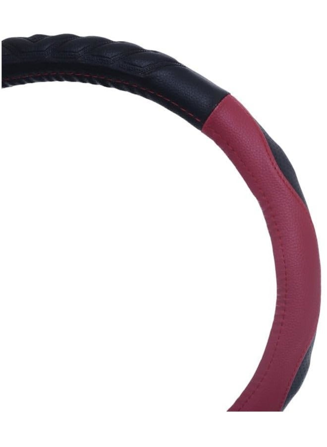 غطاء طارة دركسيون من الجلد والمطاط - بينك - ثلاثي الابعاد - Image 3