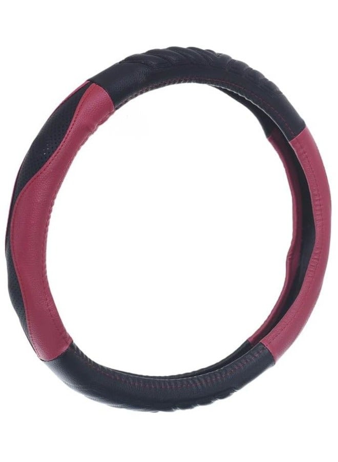 غطاء طارة دركسيون من الجلد والمطاط - بينك - ثلاثي الابعاد - Image 1