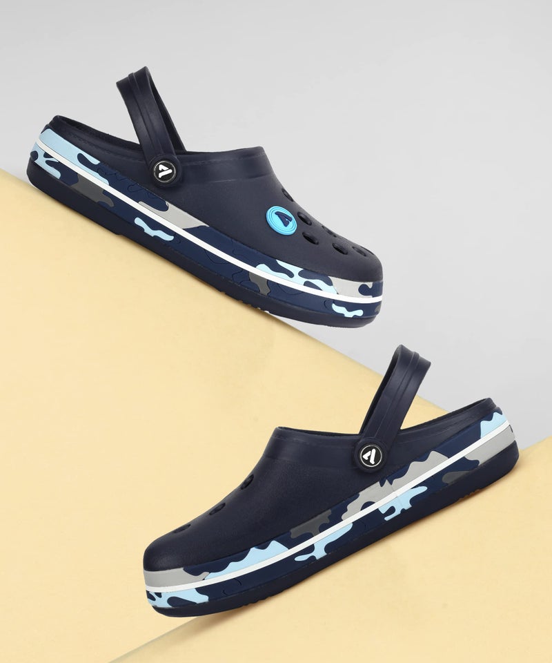 Aqualite Men's NEO-151 Trendy Stylish Fashionable Clogs with Back-Strap| Sandals with Lightweight Regular wear Casual Clogs with Ultra Soft & Flexibility Technology. - Image 2