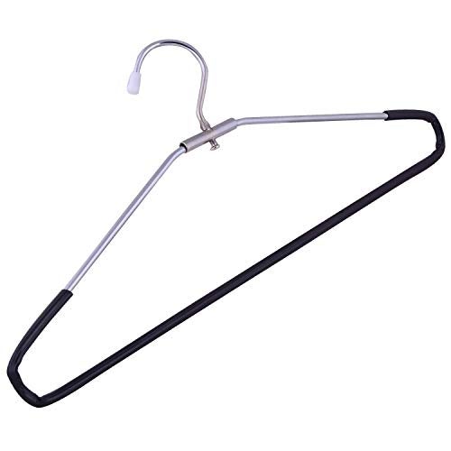 ROLLYWARE™ Premium Steel Cloth Hanger India's First Unique Design Premium Stainless Steel Hanger with Lower Band Lock - Wardrobe, Sarees, Pants, Scarfs & Other Clothes (Set of 6) - Image 4