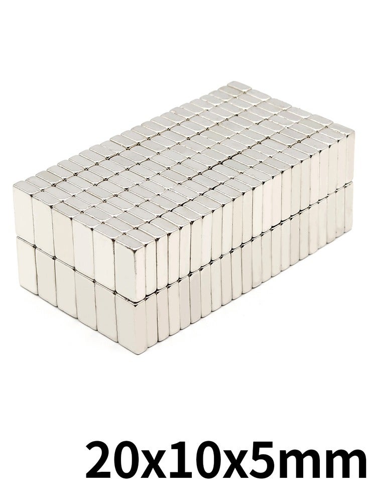 10Pcs Block Magnet 0.79x0.39x0.2inch N35 NdFeB Super Powerful Neodymium Magnets Strong Permanent Magnetic imanes 20mm x 10mm x 5mm Refrigerator Magnet  - Image 1