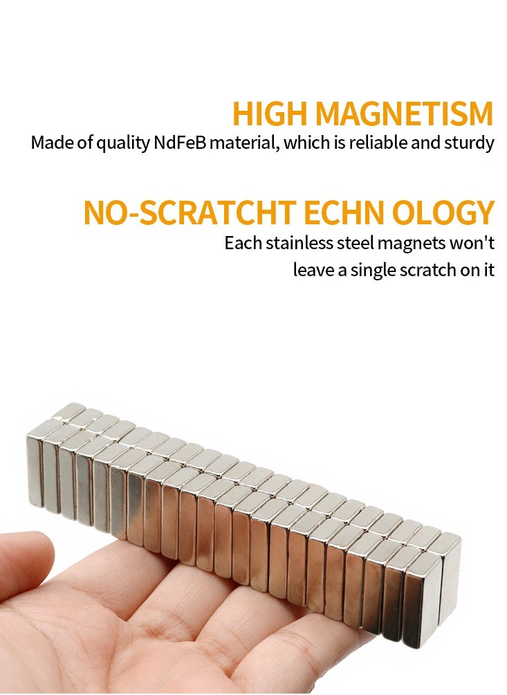 10Pcs Block Magnet 0.79x0.39x0.2inch N35 NdFeB Super Powerful Neodymium Magnets Strong Permanent Magnetic imanes 20mm x 10mm x 5mm Refrigerator Magnet - pzsku/ZA950A6D04490AC663120Z/45/_/1739861353/bebdd262-57d5-4254-8a51-db3559278995