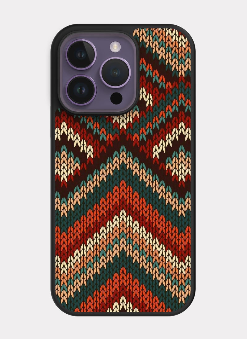 PXLAAT - iPhone 14 Pro case cover Canvas pattern - Image 1