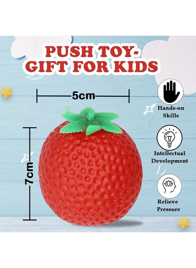 بوكسو ألعاب بوكسو الإسفنجية المضحكة للأطفال والكبار | ألعاب إسفنجية ناعمة ومرنة بأشكال كرتونية للأطفال (مجموعة من قطعتين، فراولة) - Image 5