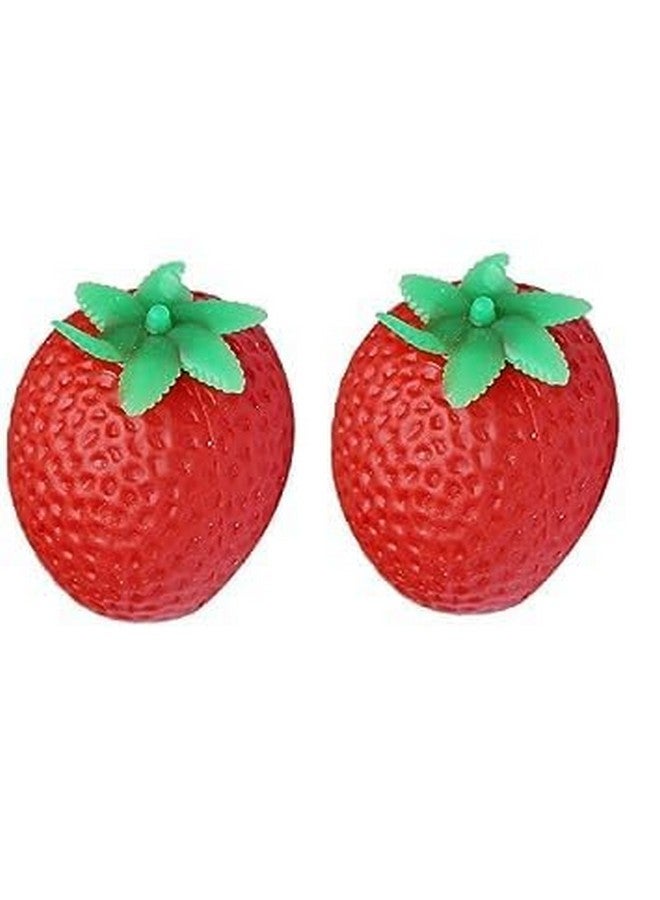 بوكسو ألعاب بوكسو الإسفنجية المضحكة للأطفال والكبار | ألعاب إسفنجية ناعمة ومرنة بأشكال كرتونية للأطفال (مجموعة من قطعتين، فراولة) - Image 1