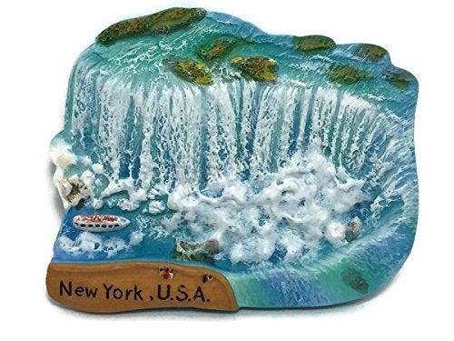 WitnyStore Tiny 2¾" Niagara Falls New York United States USA - Miniature Hand Made Resin 3D North America Landmark Tourist Attractions Decorative Refrigerator Fridge Magnets Traveler Souvenirs Gifts - Image 5