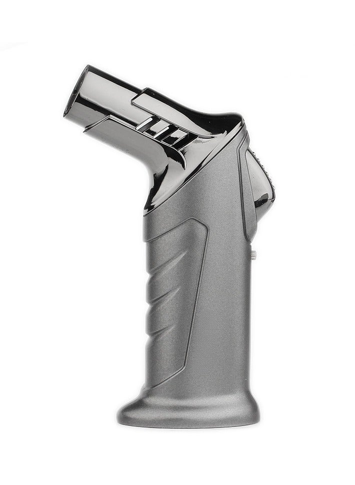 360-degree windproof torch lighter, cigar lighter, gas lighter, charcoal lighter, adjustable flame, refillable metal lighter (butane not included) - Image 3