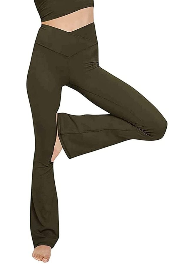 European And American Autumn And Winter High Waist Slim Solid Color Casual Trousers